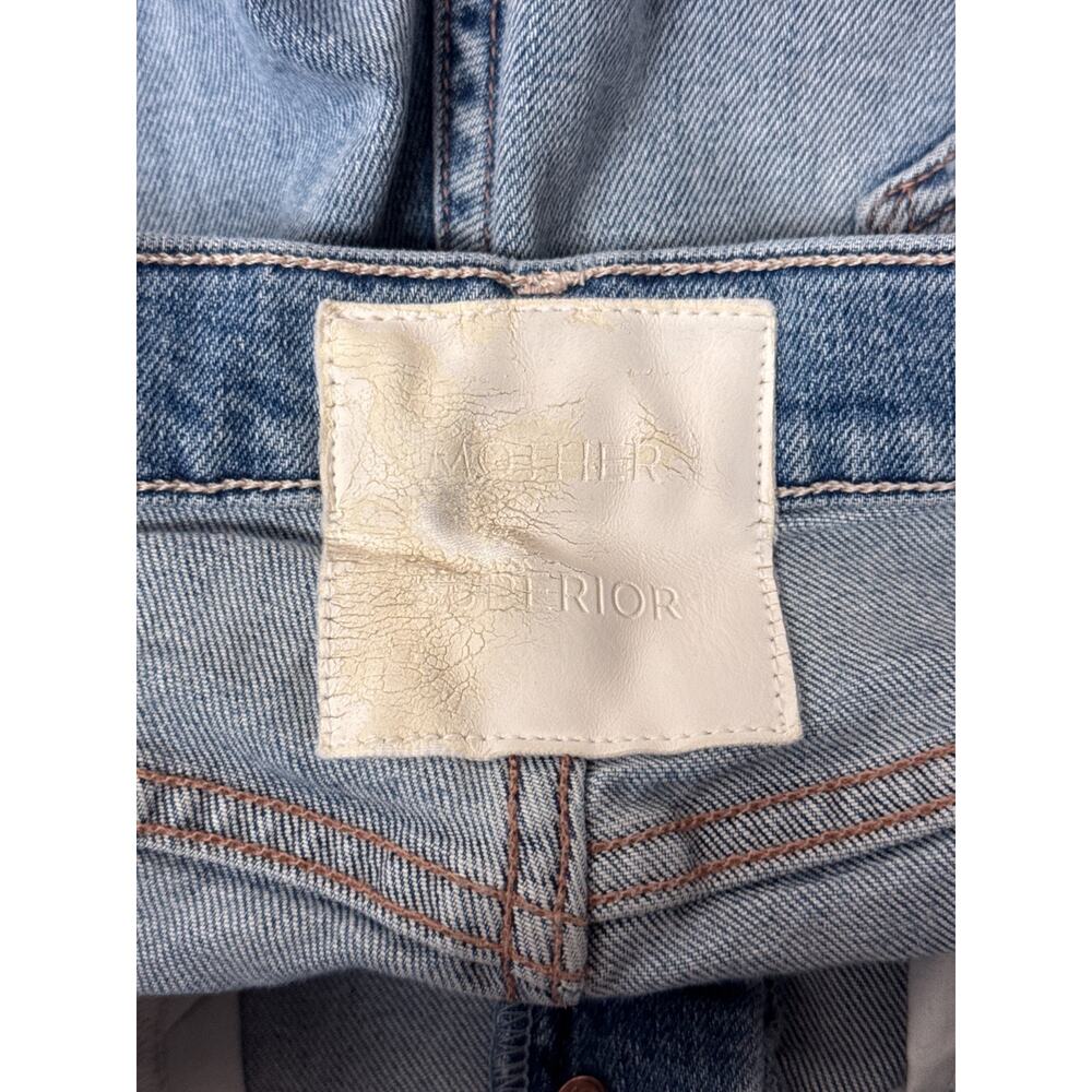 Mother Jeans 28 Womens The Tomcat Ankle Quite Contrary Distressed Wash Denim - Picture 6 of 11